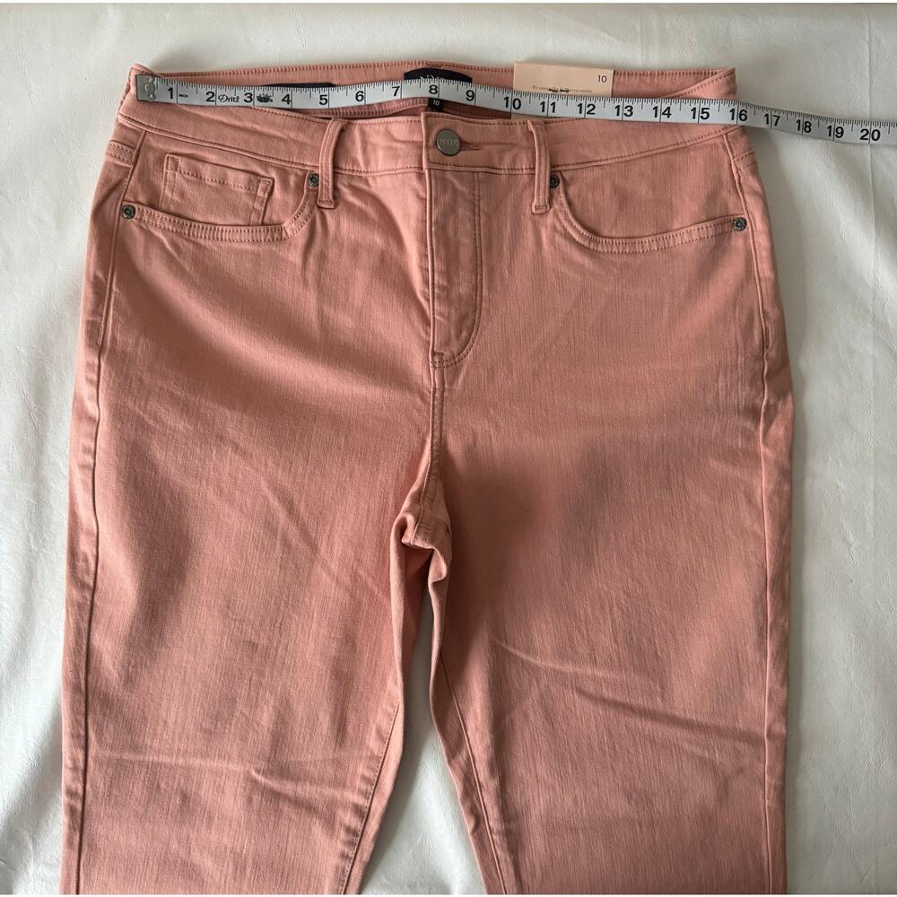 NYDJ Alina High Waist Raw Hem Skinny Jeans in Soulmate Size 10 - Picture 9 of 9